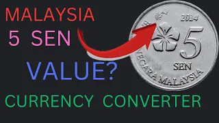 Malaysia 5 sen coins Rare coins