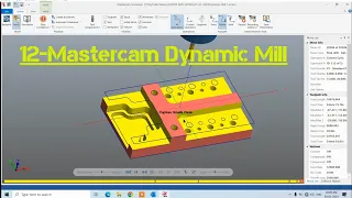 Mastercam Dynamic Mill# 2d Dynamic Mill #How To Make Dynamic Mill# Dynamic Mill Program Kaise Banaye