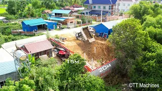 Full Videos Fill The Soil In The Fence By Operator Skills Miniature Dozer Pushing Soil & Trucks 5Ton