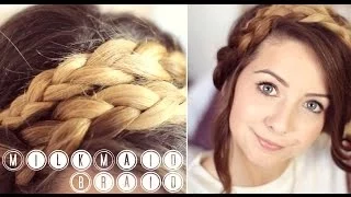 How To: MilkMaid Braid Up-do | Zoella