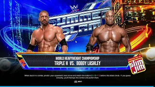 WWE 2K24 FULL MATCH — Triple H vs. Bobby Lashley — World Heavyweight Title Match!"