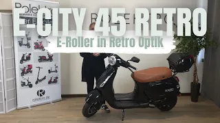 Rolektro E-City 45 Retro E-Scooter E-Roller - Alle Infos rund um den Retro Zweisitzer & Probefahrt!