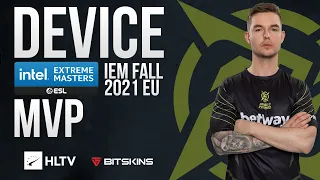 device - HLTV MVP by Bitskins of IEM Fall 2021 EU