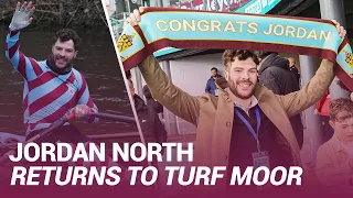 Jordan North Returns To Turf Moor After Rowing 100 Miles For Comic Relief