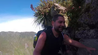 Climbing the Stairs of Death (Huayna Picchu)