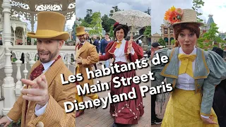 Rencontre avec les habitants de Main Street à Disneyland Paris devant le Gazebo du Town Square !