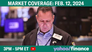 Stock Market Today - Monday February 12, 2004: Dow hits fresh record ahead of key inflation print