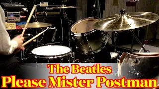 The Beatles - Please Mister Postman (Drums cover from fixed angle)