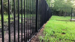 Electrify metal fence