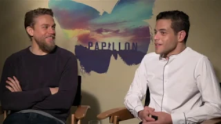 Rami Malek & Charlie Hunnam Prison Talk