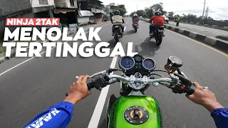 Sunmori Pakai Ninja SS Mengejar Pasukan 4 Tak Bore Up