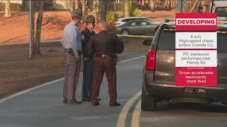 Sheriff: Chase ends in man shot by deputies in Coweta COunty