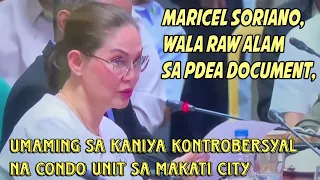 MARICEL SORIANO MAY INAMIN SA SENADO. Maricel, Umaming kaniya kontrobersyal na condo unit sa Makati