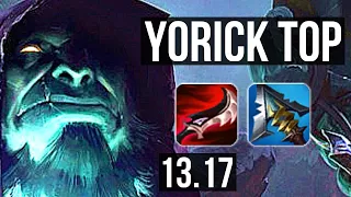 YORICK vs TAHM (TOP) | 4.1M mastery, 2400+ games | EUW Diamond | 13.17