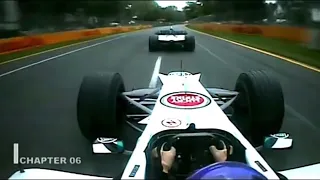 Jacques Villeneuve crash at Australian GP 2001