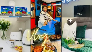 VLOG: New Bedding||New Decor||Motheo FM Interview||Breakfast Date||Shopping||South African YouTuber