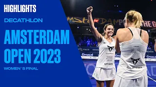 Women's Final Highlights Sánchez/Josemaría vs González/Brea Decathlon Amsterdam Open 2023