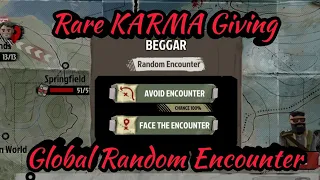 BEGGAR | RARE Global Random Encounter | Karma Giving Random Encounter | The Walking Zombie 2 | TWZ 2