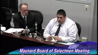 Maynard Board of Selectmen 11-3-15