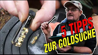 Goldwaschen in Deutschland - Diese 5 Tipps brauchst Du zur Goldsuche!