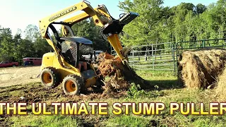 Funnest way to remove a tree stump!