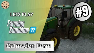 Rolling, Feeding Chickens & Hay Bales - Calmsden Farm - Farming Simulator 22 - Time-lapse - EP9