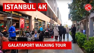 Istanbul Galataport Newest Tourist Attraction 2023 Walking Tour|4k 60fps