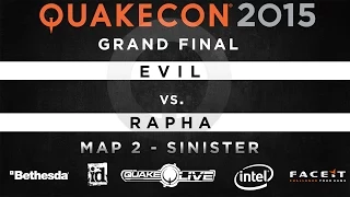 Evil vs. Rapha - GRAND FINALS - Map 2 - Sinister (QUAKECON 2015 DUEL)