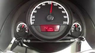 2015 Volkswagen Move up! (1L petrol, 55kW/75hp) acceleration with GPS results