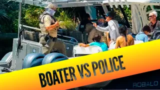 ‼️BOATER VS POLICE‼️BAD DAY FWC | Haulover Inlet Boats | Miami River