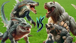 Royal Battle Legendary Godzilla Squad VS Dark Kong Monster ARBS - Animal Revolt Battle Simulator