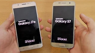 Samsung Galaxy J7 (2016) vs Galaxy S7 - Speed Test! (4K)