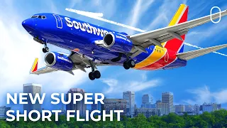 Just 121 Miles: Southwest's New Very Short Route