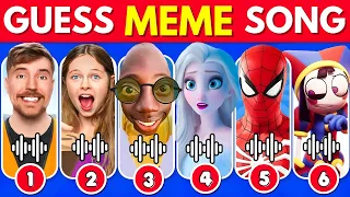 🎵🔥GUESS MEME & WHO'S SINGING 🎤 | Lay Lay, King Ferran, Salish Matter, MrBeast, KiKa Kim, Tenge, Elsa