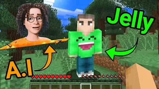 Jelly Tried To Play Minecraft With Kwebbelkop AI