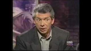 Bob Costas heated Vince McMahon interview pt 3