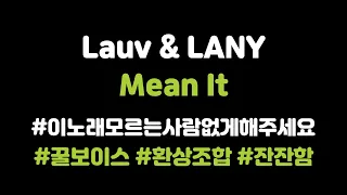 [KOR SUB]﻿ ﻿﻿Lauv & LANY - Mean It (가사 번역/해석) lyrics