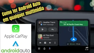 Como rodar o Android Auto em qualquer multimídia que instala Aplicativos