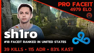 None ELO sh1ro Cloud9 39 KILLS on ANCIENT🔥 (ANCIENT) FACEIT LVL 10 / CSGO POV / Sep 4, 2023