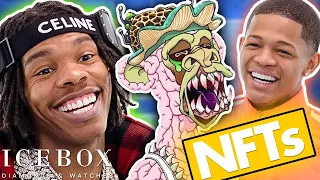 Lil Baby Talks Bored Ape NFT & Runs Into YK Osiris at Icebox! 😳