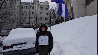 Пикет 05.01.2019 у посольства США в Москве, Лашин А.А.