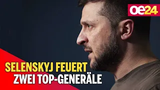 Selenskyj feuert zwei Top-Generäle