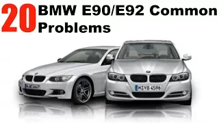 20 MOST COMMON BMW E90/E92 Problems!