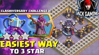 How To Easily 3 Star Clashiversary Challenge #1 (Clash Of Clans 2023)