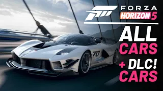 FORZA HORIZON 5 - ALL CARS LIST 2023 + ALL DLC! [4K]