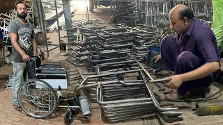 Mass Production Process of Wheelchair in Factory | DIY Manual Wheelchair | Wheelchair Manufacturing