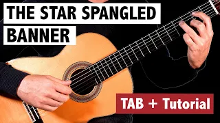 The Star Spangled Banner - Guitar Lesson + TAB