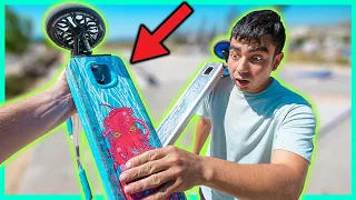 KIDS SCOOTER DESTROYED SO I GAVE HIM A NEW ONE!