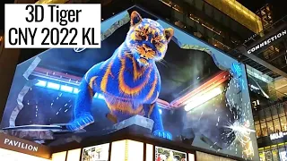 3D Tiger at Pavilion Mall CNY 2022 Kuala Lumpur #CNY2022 #Pavilion Chinese New Year 2022