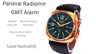 Panerai Radiomir GMT Alarm Rose Gold watch PAM00238 Review